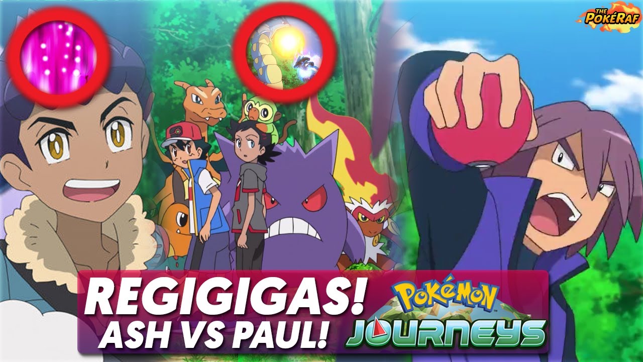 PAUL’S NEW POKÉMON VS ASH! DYNAMAX REGIGIGAS & HOP APPEAR! ASH'S