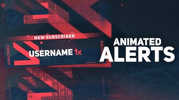 Valo Twitch Stream Alerts | 6x Animated Alerts for Valorant Streamers | Future Glitch box