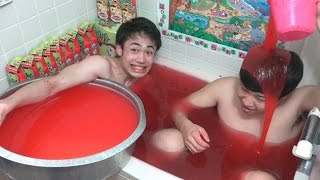 スライム風呂をすぐ作れる魔法の粉！？ slime bath