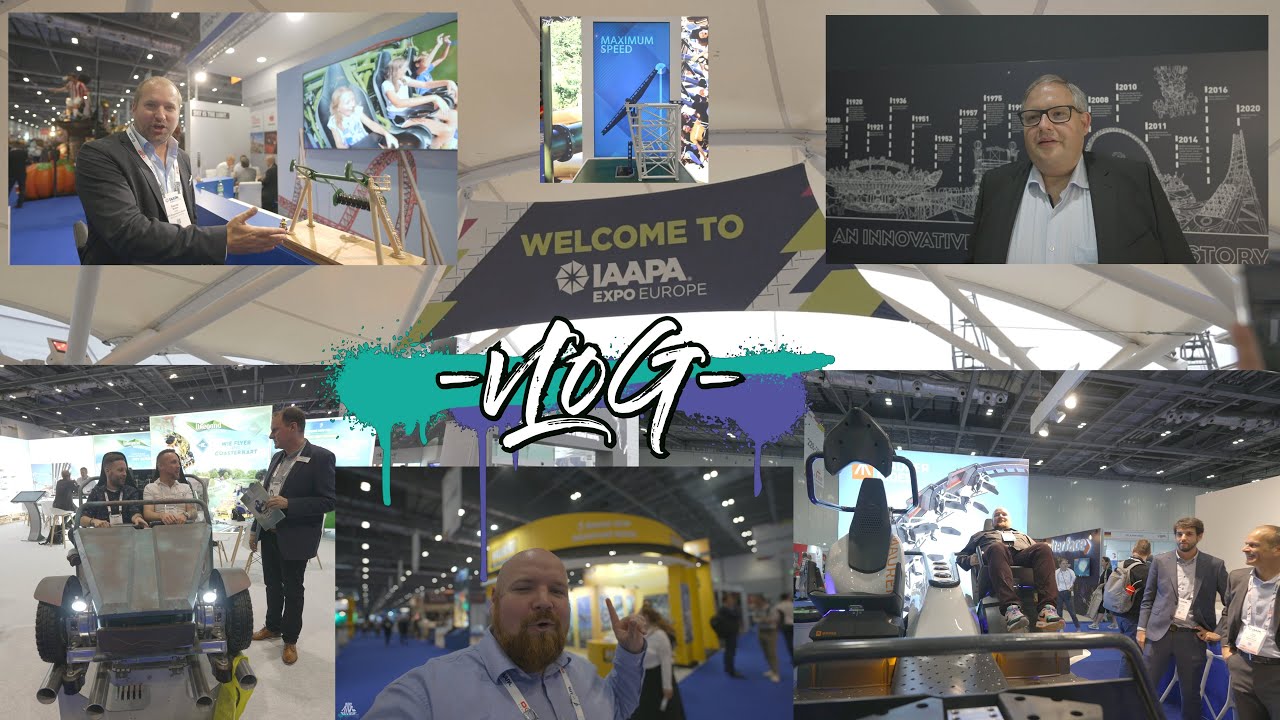 Die "Freizeitpark" Messe in Europa - Neuheiten und unser Trip nach London - IAAPA - IEE - VLOG