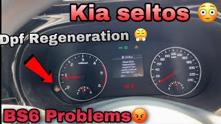Kia Seltos | DPF ⚠️ | Engine Light | Self- Regeneration | BS6 | #kiaseltos #bs6 #dpfregeneration