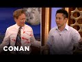 Steven Ho Shows Conan How To Defend Himself Against Weapons | CONAN on TBS