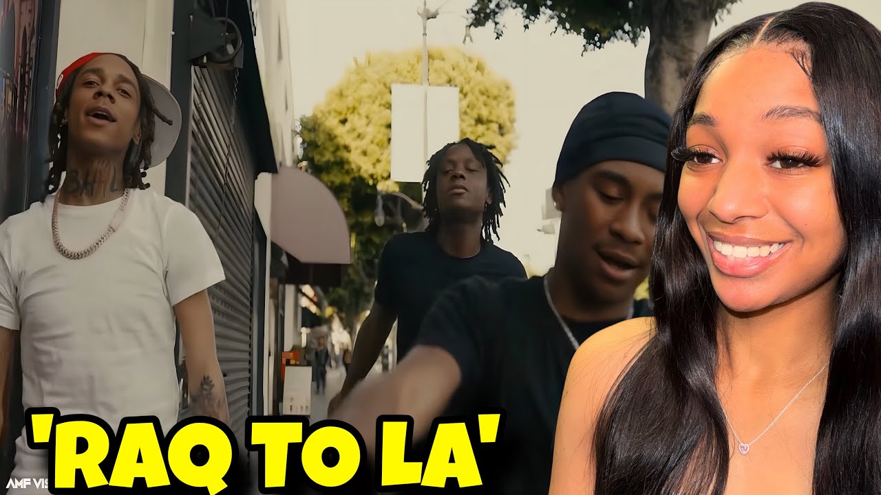 BbyLon реагирует на Blood Hound Lil Jeff, Lil Scoom89 и Rell Vert - Raq to LA