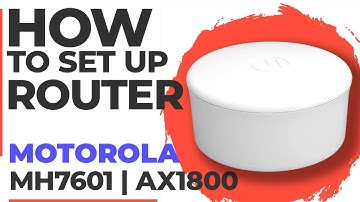 ✅ How to Setup Motorola MH7601 | How to Set Up MOTOROLA AX1800 MH7601 WiFi Router