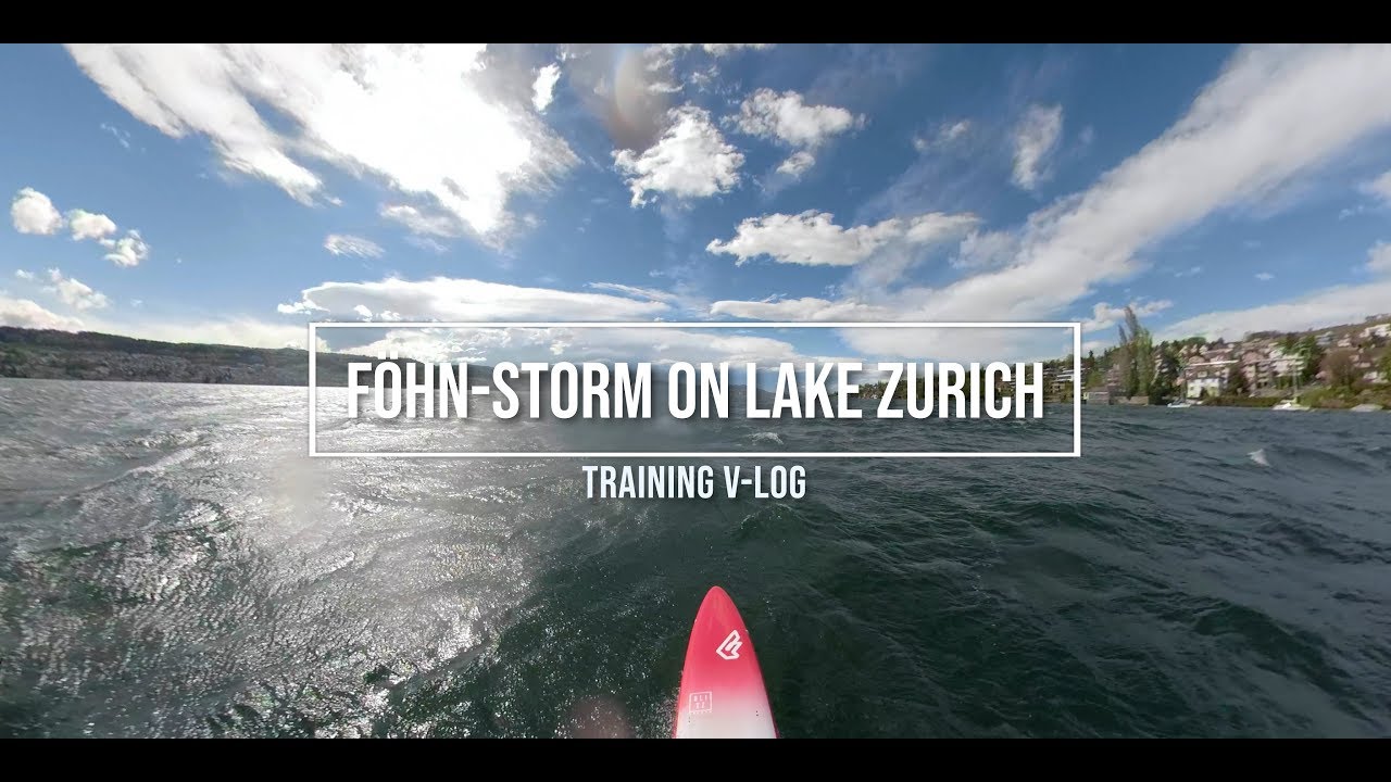 LAKE ZURICH ON FIRE - Stand up Paddle Downwinder in Switzerland