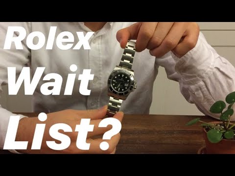 waiting list for rolex submariner