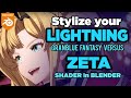 Zeta Granblue fantasy shader in Blender (Demystifying stylized light)