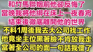 和竹馬聯姻前他卻反悔了，當晚我將他綁在床上一夜春宵，結束後徹底離開他的世界。不料1周後我去大公司找工作，他竟坐主位黑著臉不肯放我走！當著全公司的面一句話我傻了！| 琉璃故事匯 | 書屋 | 說書人