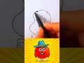 Make A Cute Animals  With The Help Of Number 3 👍 #shorts  #ytshorts #easydrawing