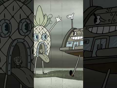 سبونج بوب بأسلوب كرتوني قديم 