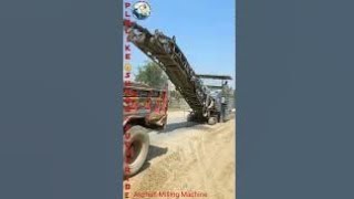 Amazing Machines👍Asphalt Milling Machine Operatings, Asphalt Top Surface Milling Smoothly✨️🔥#viral