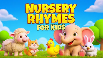 3D Animated Nursery Rhymes for Kids 🎵 | Baa Baa Black Sheep & Animal Friends 🐥🐰🐑 