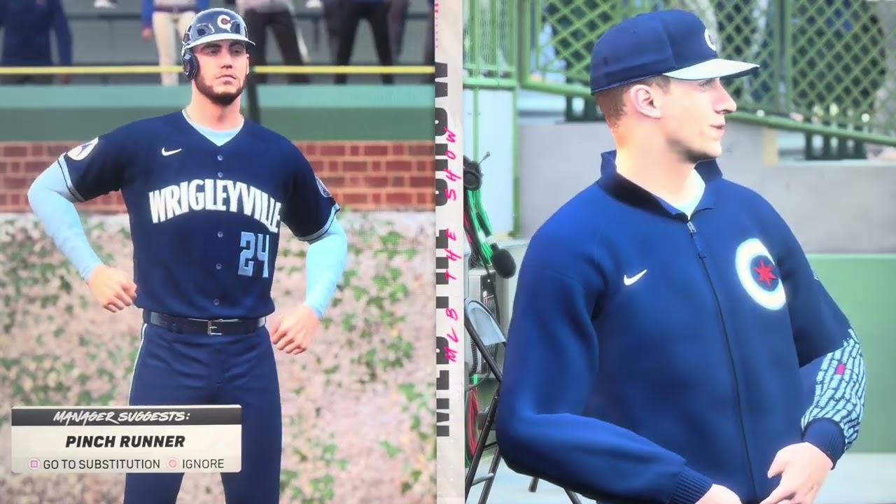 Guardians vs Cubs MLB the show 24 full game 1 Inning game ￼￼￼