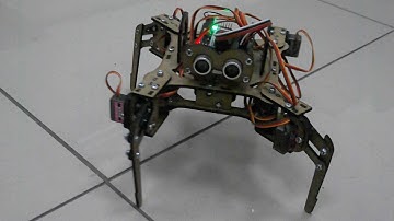 Робот паук Ардуино. TEST платформа «QUADRUPED» (iarduino)