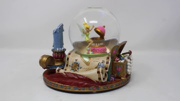 Disney Tinkerbell Musical Snow Globe Peter Pan You Can Fly! Retired
