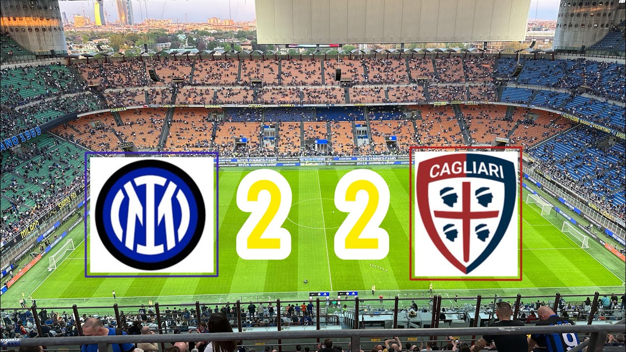 A 3 PUNTI DALLA ⭐️⭐️! INTER CAGLIARI 2-2! LIVE DA SAN SIRO