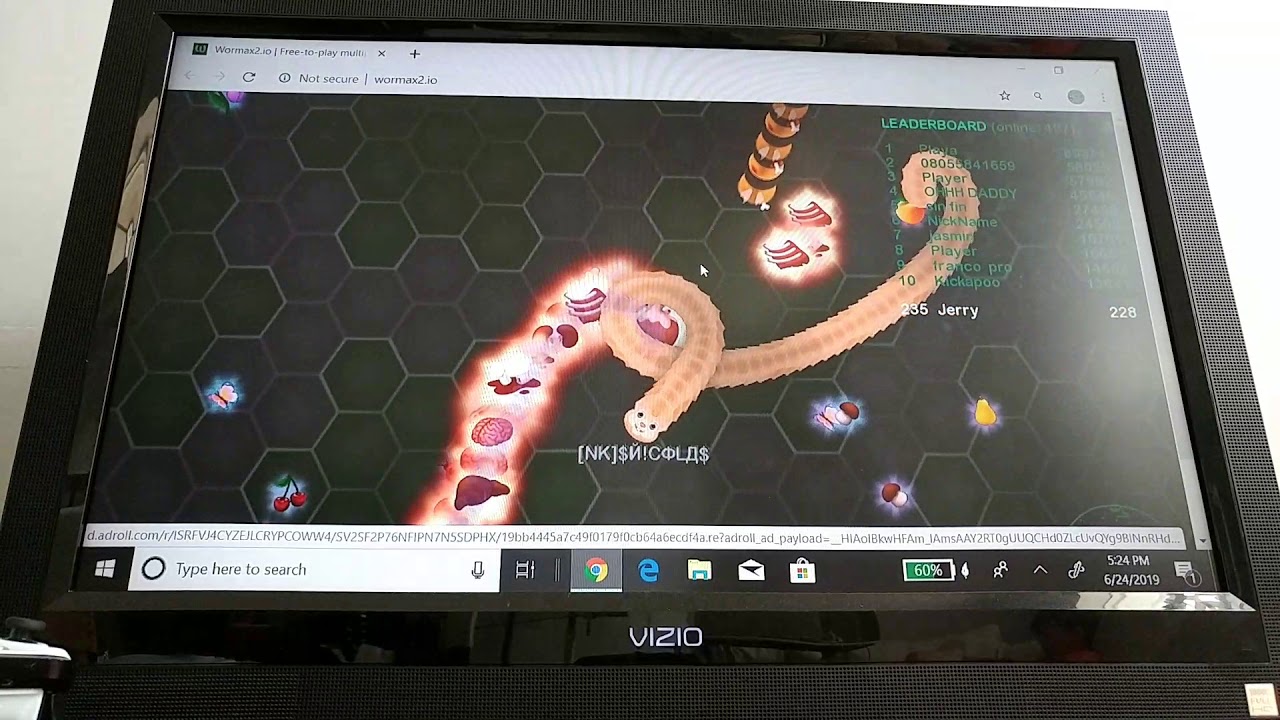 Playing Wormax2io For The First Time