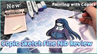Copic Marker Sketch Fine Nib Review and 2 Marker Challenge!