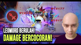 LEOMORD SC WATER DAMAGE BERCOCORAN! COMBO WEAPON MASTER TER OP DI MAGIC CHESS MOBILE LEGENDS TERBARU