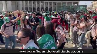 Ponen Los Mexicanos El Gran Ambiente En Qatar 2022 Con La Música Y El Baile .