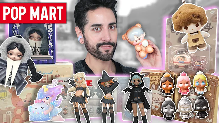 UNBOXING RANDOM POP MART  BLIND BOXES! Skullpanda, Pino Jelly, Dimoo, Cry Baby, Peach Riot 💜