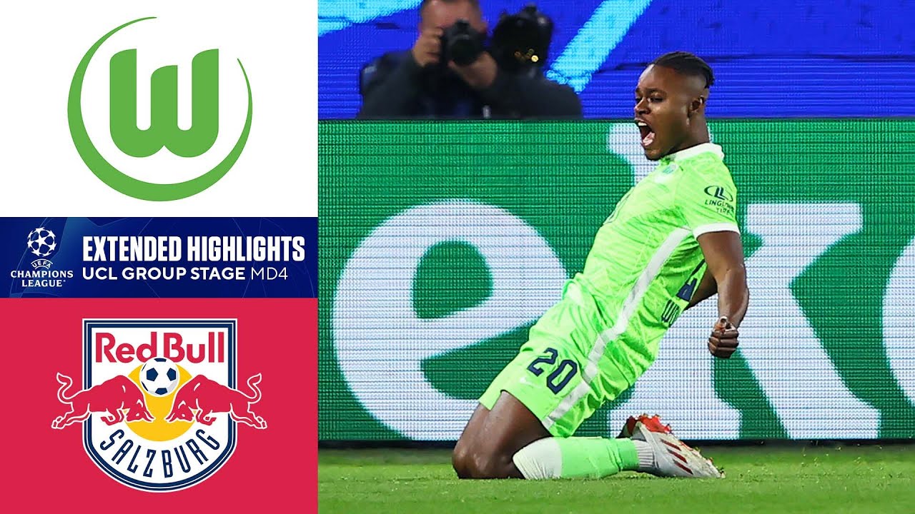 Wolfsburg vs. RB Salzburg: Extended Highlights | Group Stage - Match Day 4 | CBS Sports Golazo