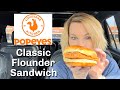 The Fast Food Fish Sandwich Season Has Started - Popeyes Classic Flounder Sandwich