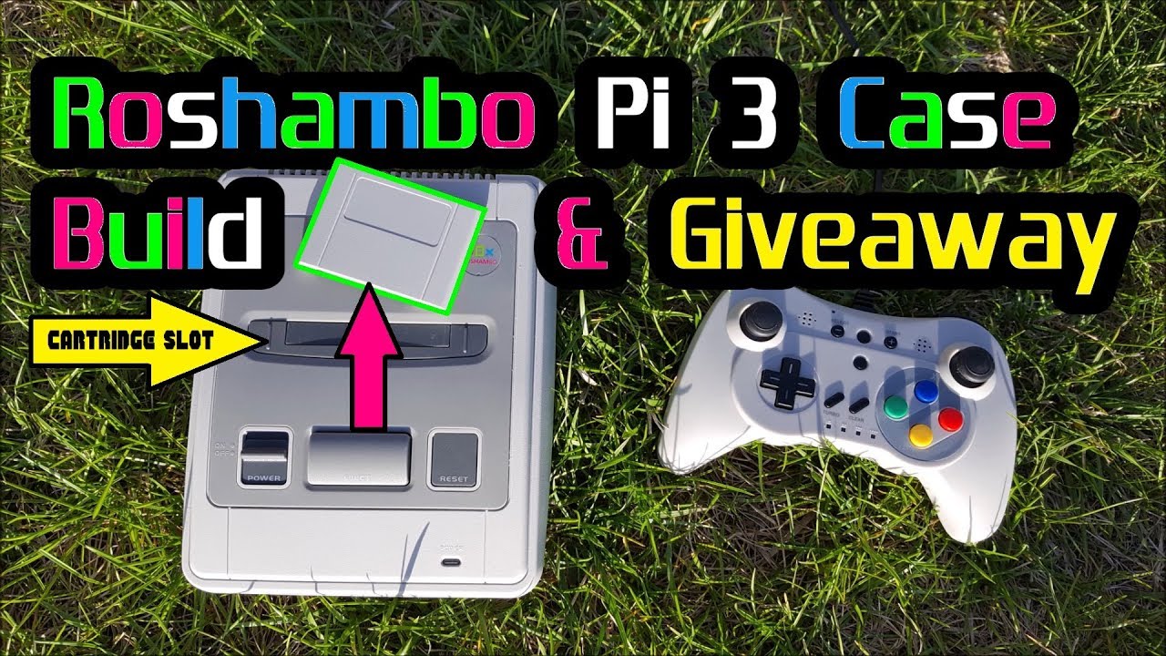 New Roshambo Super Famicom Raspberry Pi 3 case Build & Giveaway - YouTube