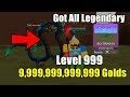 I Reached Level 78! Earned 5 Billion Gold & Got All Legendary In Wizard Simulator
