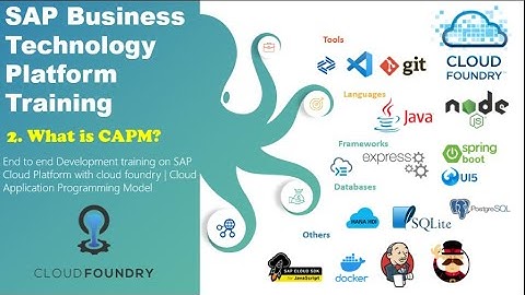 02 What is Cloud Application Programming Model - CAPM | SAP BTP Training on Business App Studio
