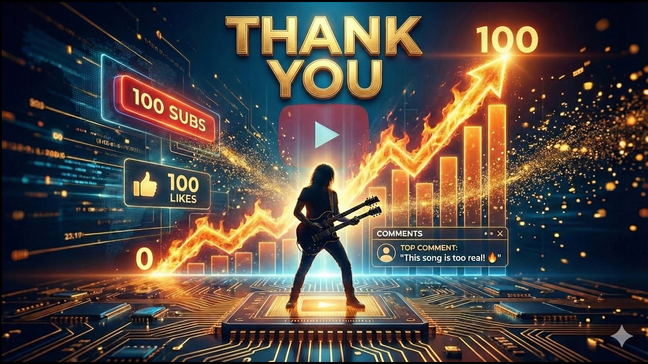 ​100 ABONNENTEN SPECIAL 🔥 | Einhundert Herzen (Die Rock-Hymne) | DANKE!