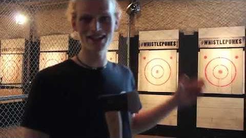 How to Throw Axes With Whistlepunks Manchester