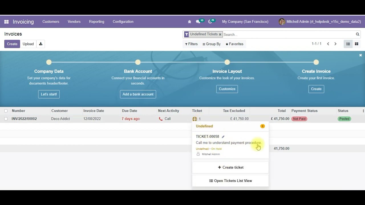 Manage Invoice With Helpdesk Integrate helpdesk with Invoice Help