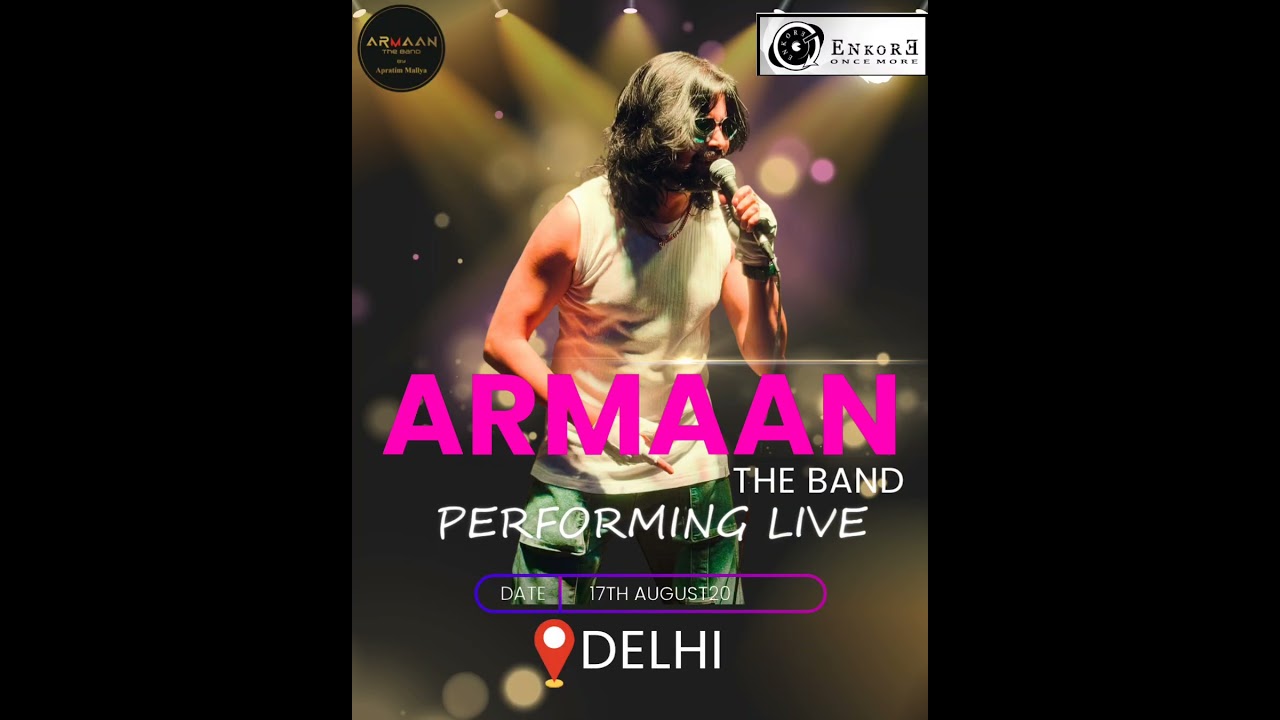 Armaan The Band Live in Delhi | 17th August 2025 | Biggest Music Concert in India