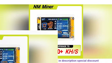 NMMiner NerdMiner V2 Hashrate Lucky Miner ESP32 2.8inch Smart Display Crypto Solo Lottery 1010KH/s B
