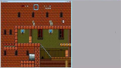 SMBX custom level The Haunted House