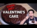 Making the EASIEST CHOCOLATE CAKE Recipe with CHOCOLATE BUTTERCREAM FROSTING for Valentine&#39;s Day