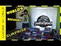 World's Biggest Jurassic World Square Surprise Box Fort New Jurassic World Toys Review & GIVEAWAY