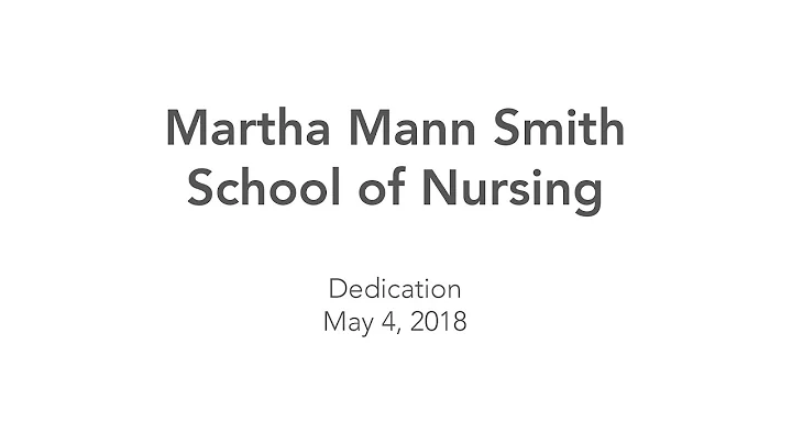 Wake Tech: Martha Mann Smith School of Nursing Ded...