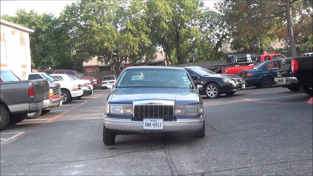 1991 lincoln Town Car Lowrider With Hydraulics YouTube