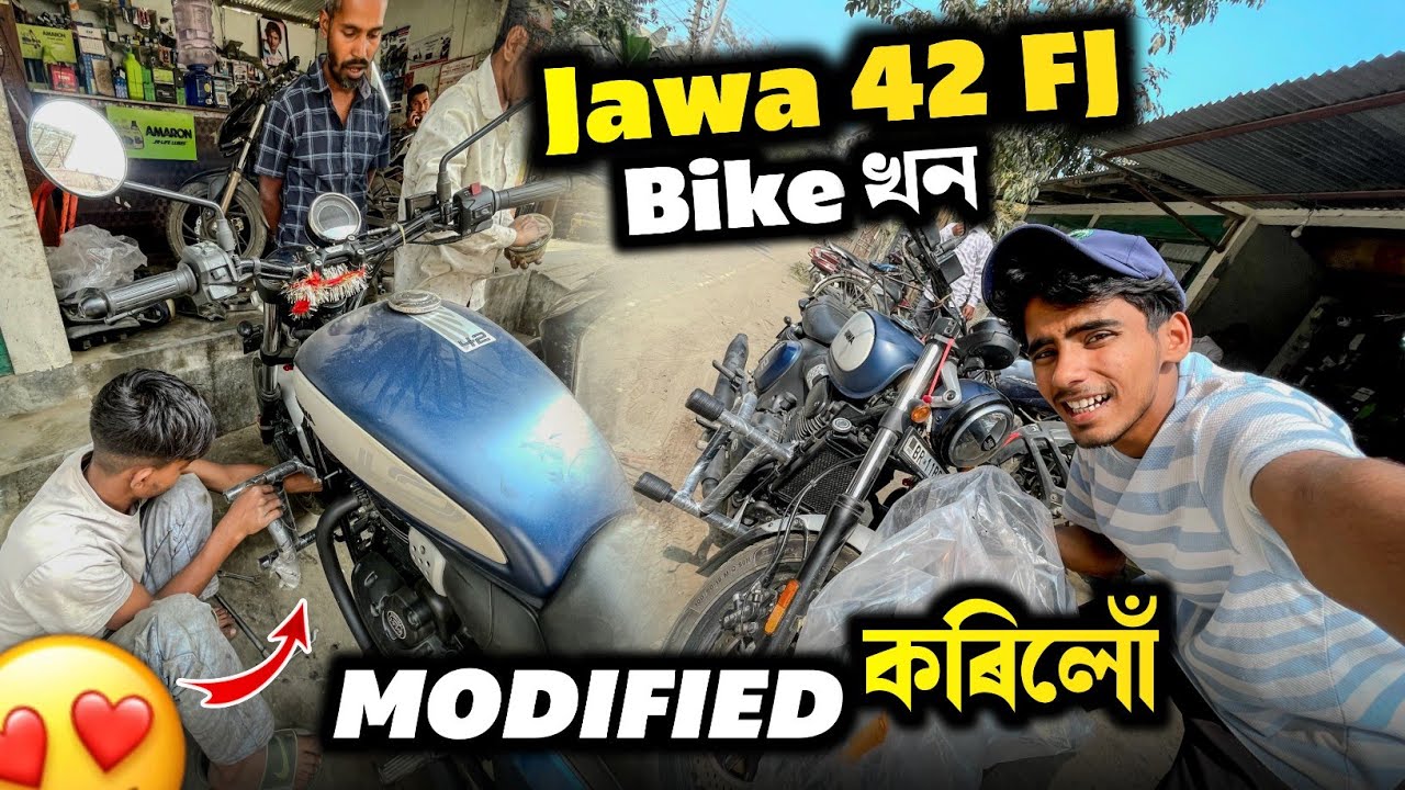 Finally, Jawa 42 FJ Bike খন Modified কৰিলোঁ 😍