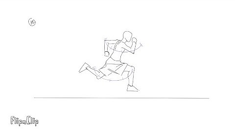 Learning Animation Week 2 | Walk and Run Cycle Practice (FLIPACLIP)