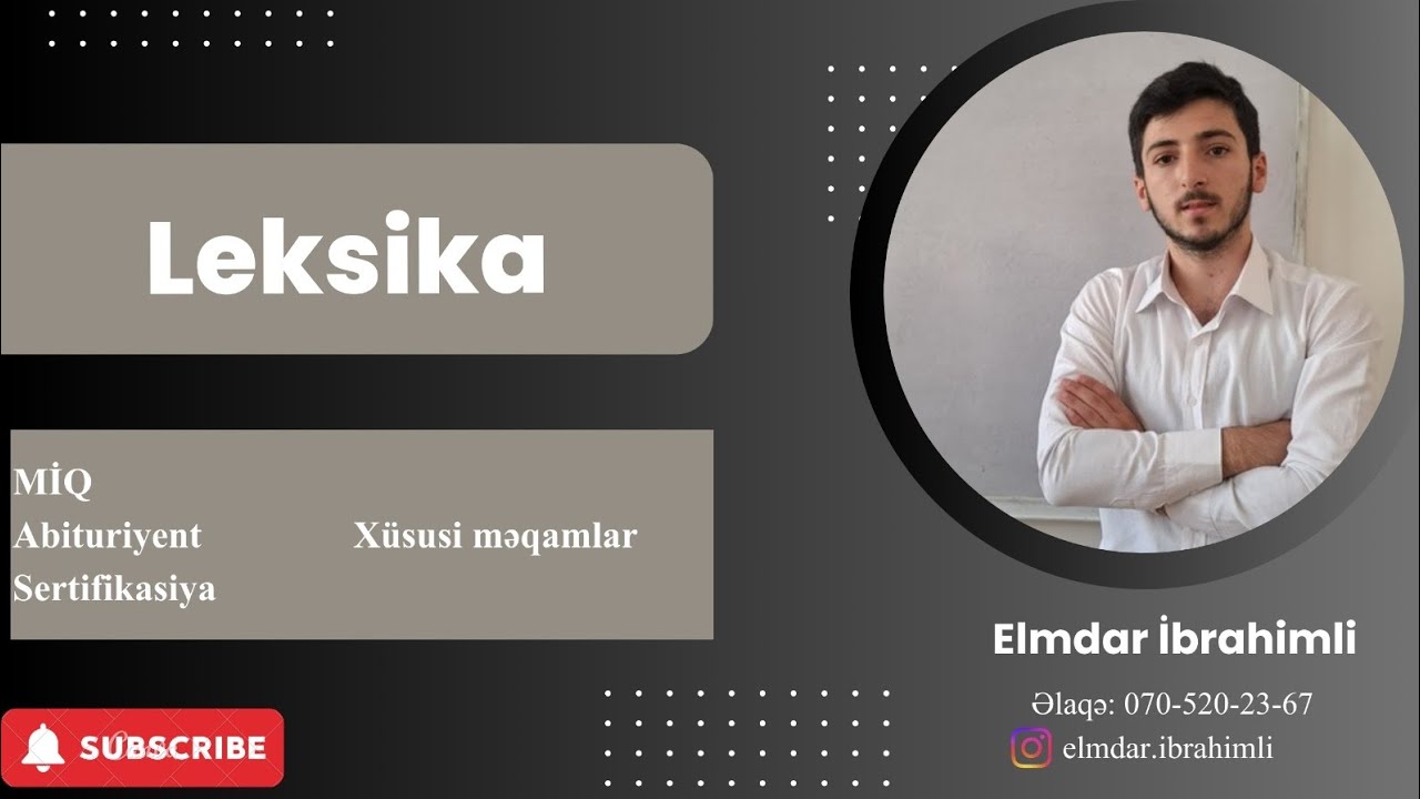 Çoxmənalı sözlər və omonimlər#abituriyent #miq#education  