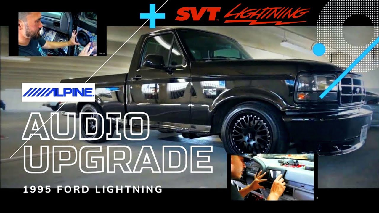 Complete Alpine Sound System Upgrade Gen 1 Ford Lightning F 150 / Installing Amplifiers Speakers