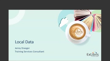 Become an Expert: Primo VE - Local Data