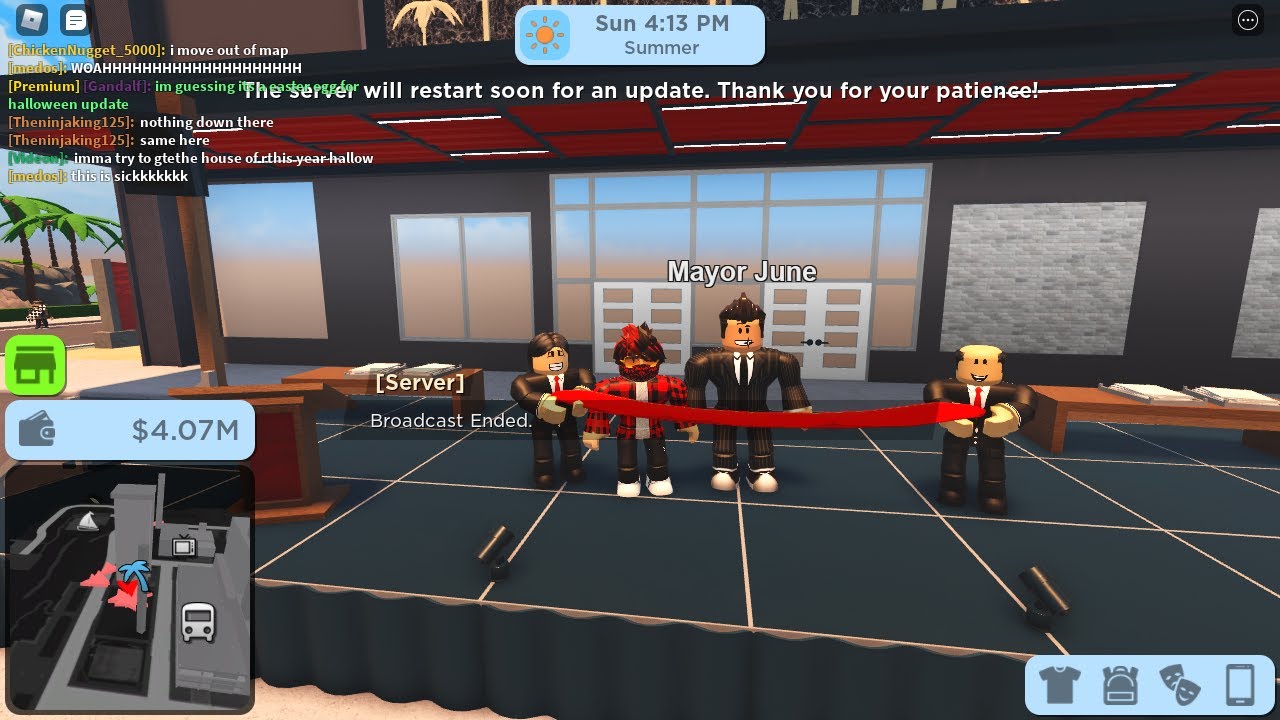 The Palms update (live news broadcast) - Roblox | RoCitizens