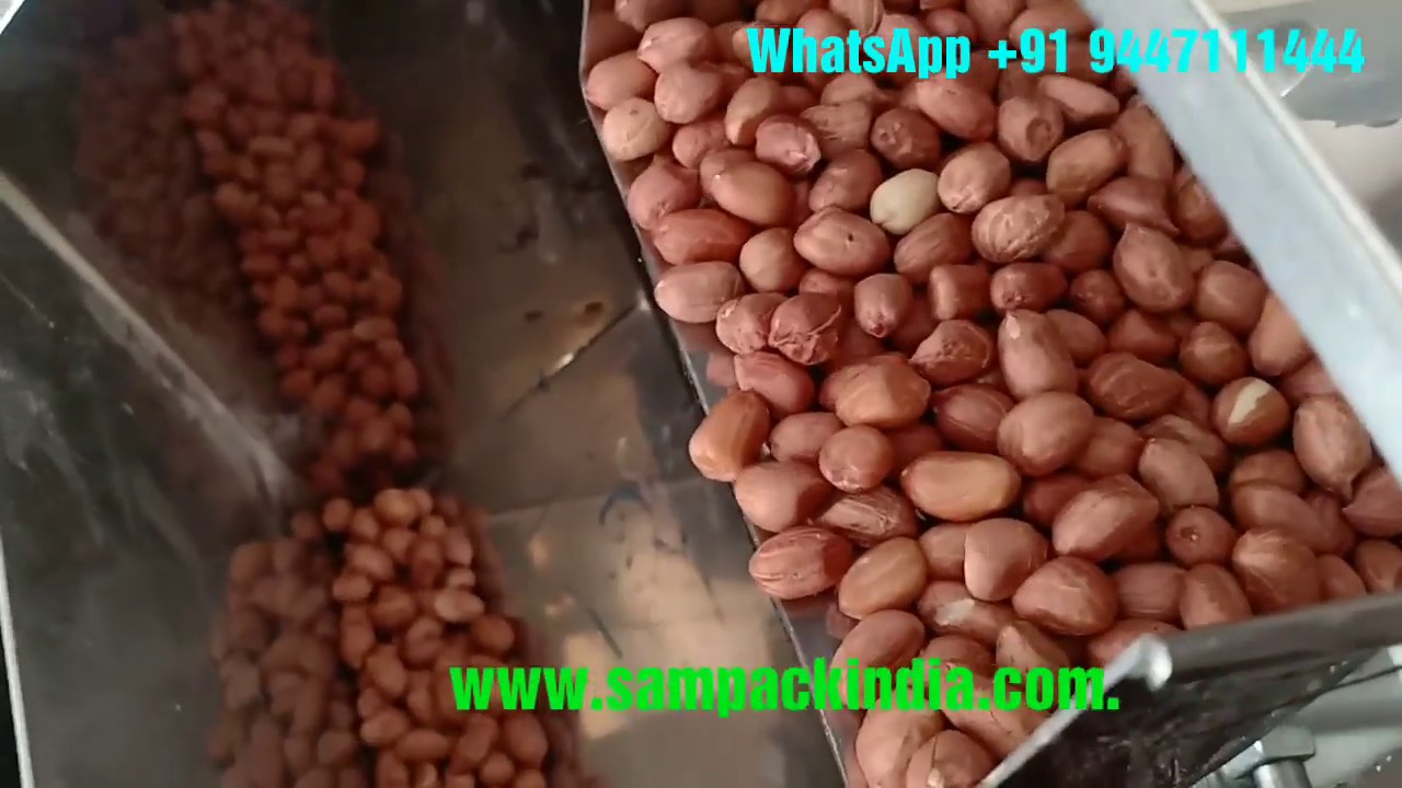 Peanut packing machine for small scale units with low investment 25gms to 1000gms in one machine