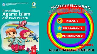 Materi pelajaran pendidikan agama islam pai untuk siswa kelas 2
sd.semester 1 3 allah maha pencipta kurikulum 2013.dapat digunakan
belajar da...