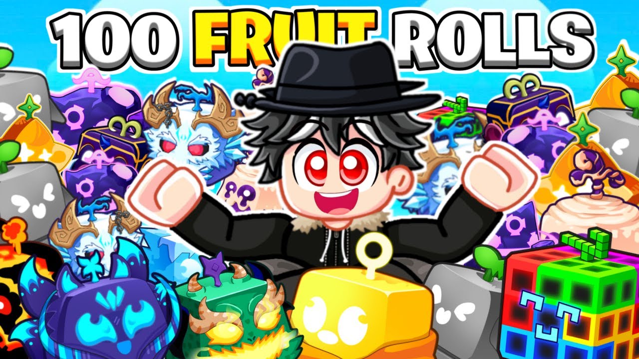 I Rolled 100 FRUITS in BLOX FRUIT