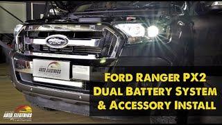 Boss 4WD DIY Dual Battery Kit suit Ford Ranger PJ-PK 3.0L T//Diesel Manual